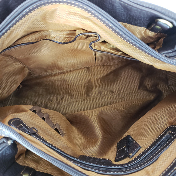 MC Marc Chantal Brown Croc Embossed Leather Purse - Picture 8 of 8